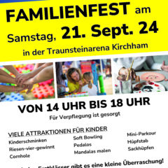 Herzliche Einladung zu unserem 1. Familienfest! Wir freuen uns auf viele große und kleine Besucher 🎈☀